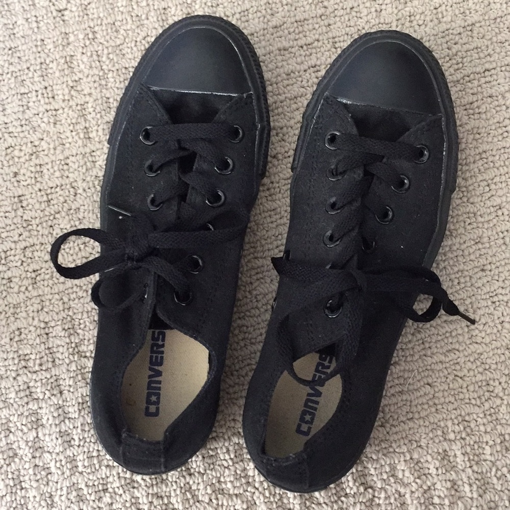 All black converse